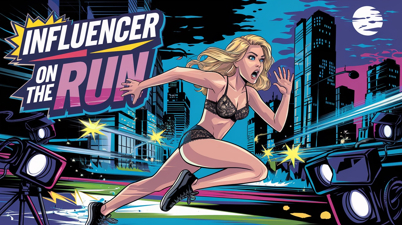 Influencer On The Run Poster